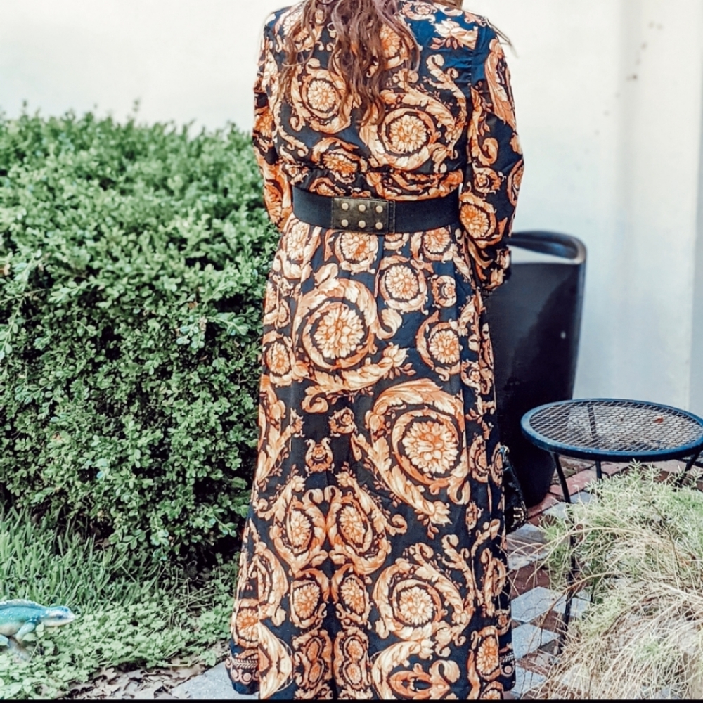 NWT Sexy Bohemian Maxi Split Summer Dress S:Sm-Med - Picture 10 of 16